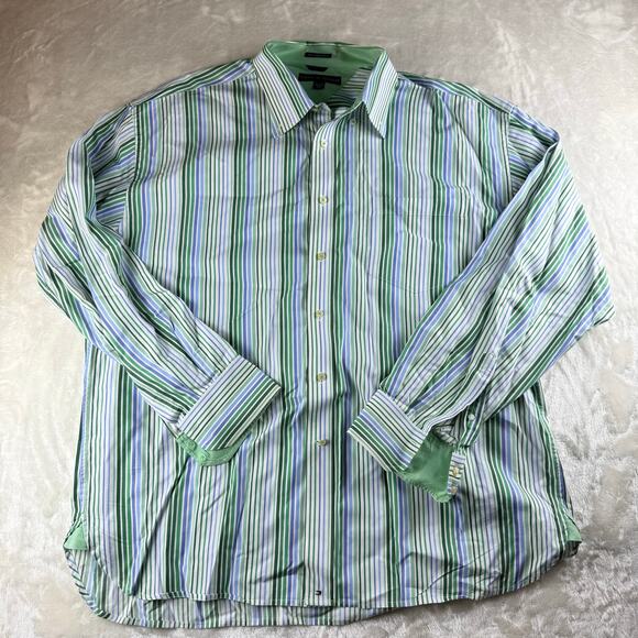 Men's Long Sleeve Button Down Shirt XXL | Tommy Hilfiger, Bass, Sette Ponti - Picture 10 of 13